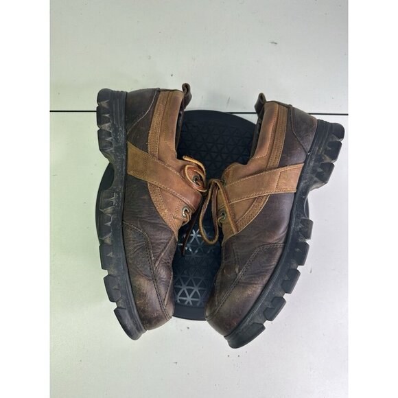 Polo Sport Ralph Lauren Boots 10.5 Dover Duck Leather Brown Buckle Ankle MB2432 - Picture 9 of 9